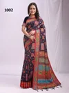 Vastraloom By Ast Festive Wear Linen Cotton Sarees Wholesale In India